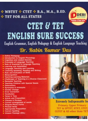 CTET and TET English Success By Dr. Rabin Kumar Das