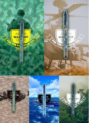 Classmate Hook Warrior Series Ball Pen | Ink Blue