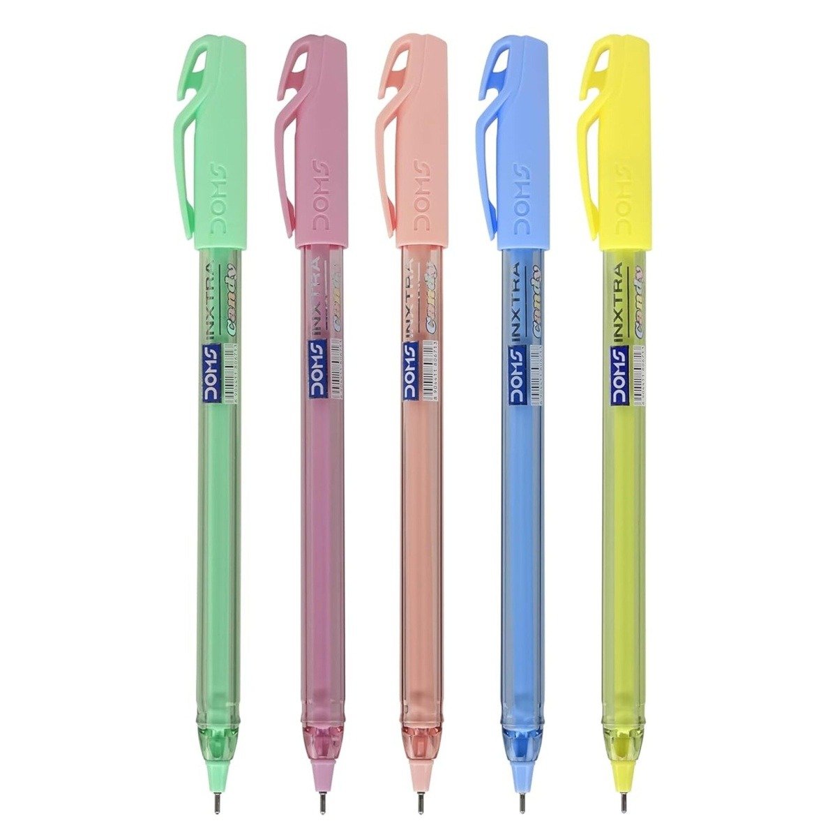 DOMS Inxtra Candy Ball Pens 100 pcs | 0.7 mm Needle Tip