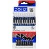 Doms Inxo Classic Ball Pen 0.7 mm | Ink Blue [ULV Ink Technology for Break Free and Smooth Writing]