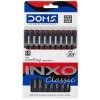 Doms Inxo Classic Ball Pen 0.7 mm | Ink Red [ULV Ink Technology for Break Free and Smooth Writing]