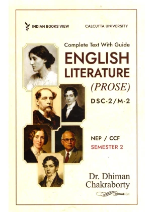 English Literature (Prose) Dsc-2/M-2 Semester-2 | Calcutta University By Dr. Dhiman Chakraborty