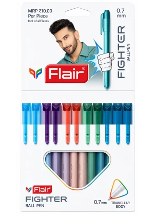 Flair Fighter Ball Pen | Ink Blue | 0.7 mm