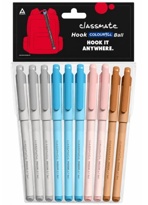 Classmate Hook Ball Pen | Ink Blue