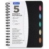 Doms 5 Subject Single Line Notebook 70 Gsm- 21.6x14cm