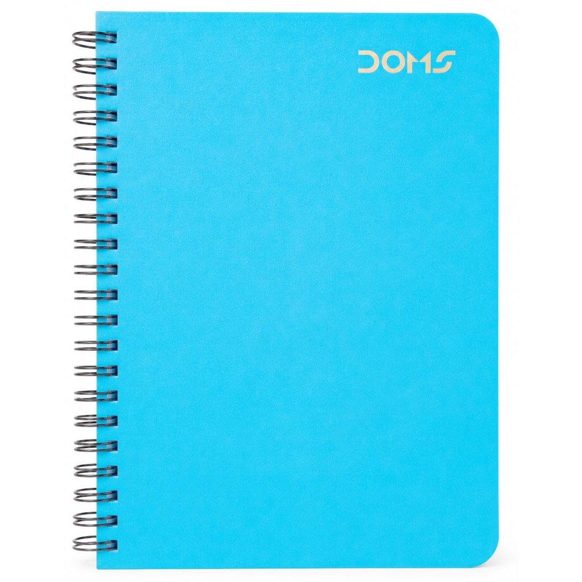 Doms A5 Poly Cover Wiro Note Book Single Ruled 160 Pages