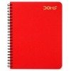 Doms A5 Poly Cover Spiral Note Book Single Ruled 160 Pages