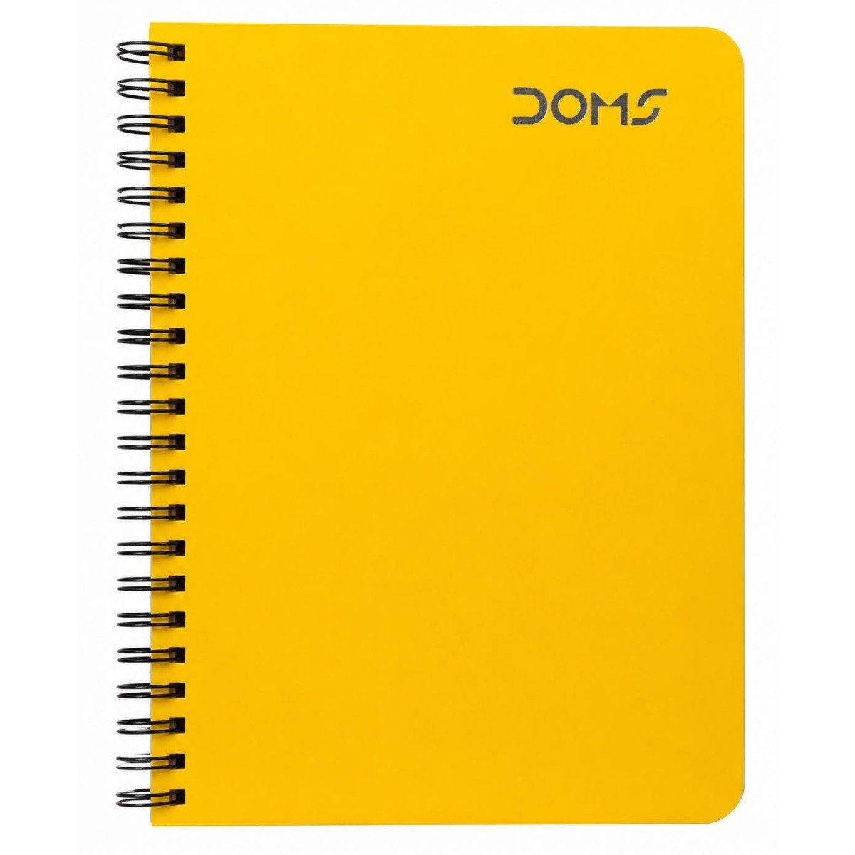 Doms A5 Poly Cover Spiral Note Book Single Ruled 160 Pages