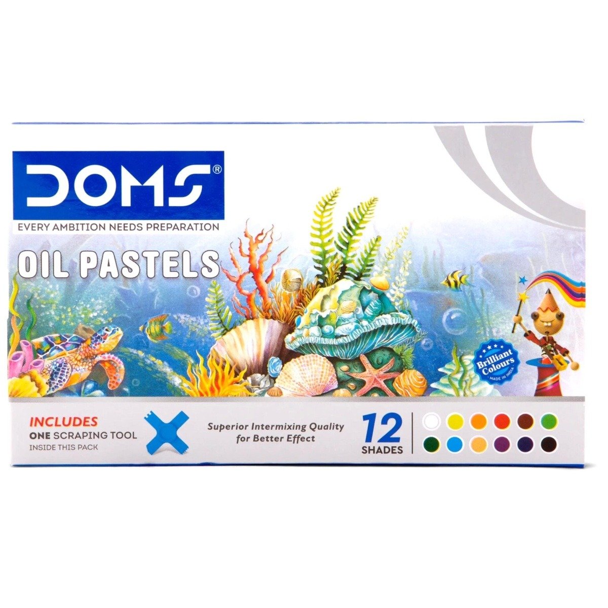 DOMS Oil Pastels 12 Shades