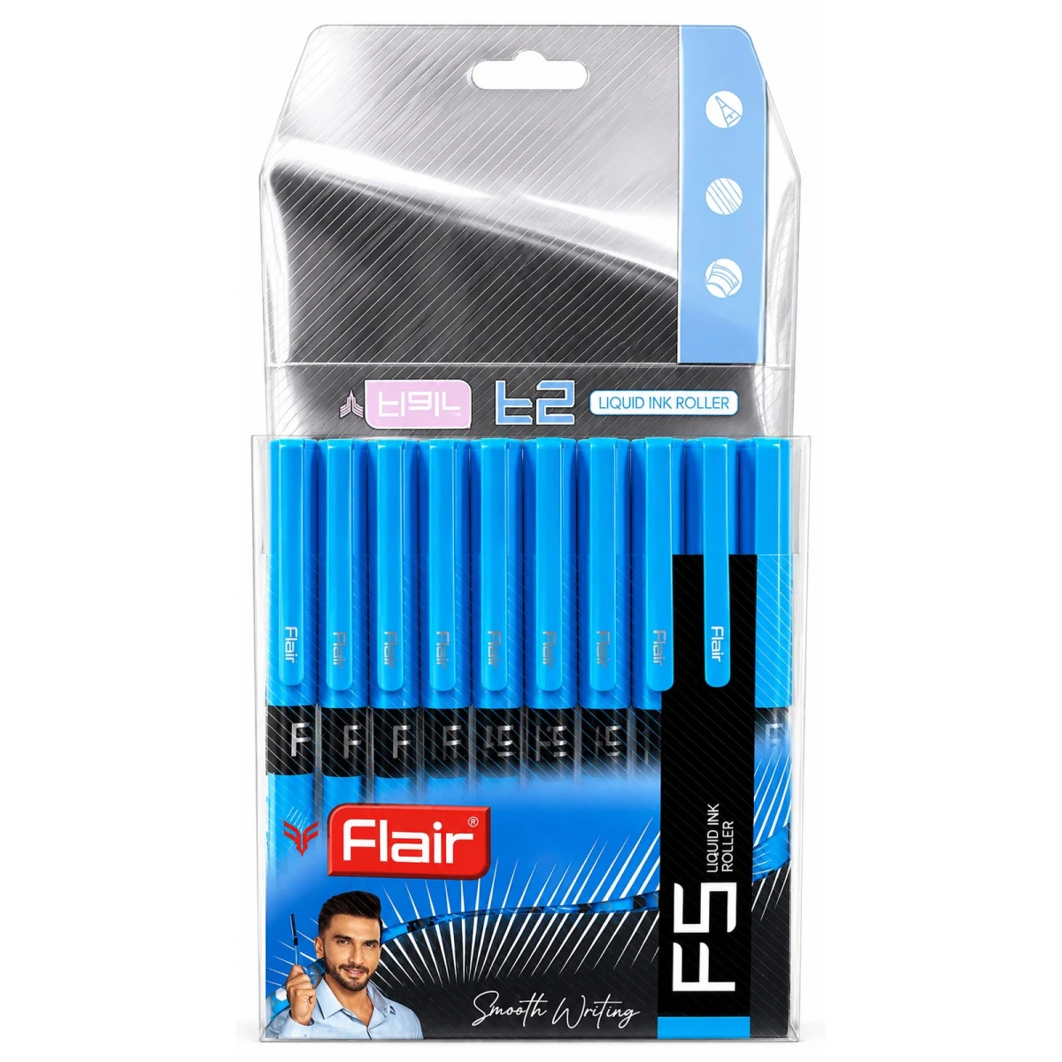 Flair F5 Liquid Ink Roller Pen | Blue Ink