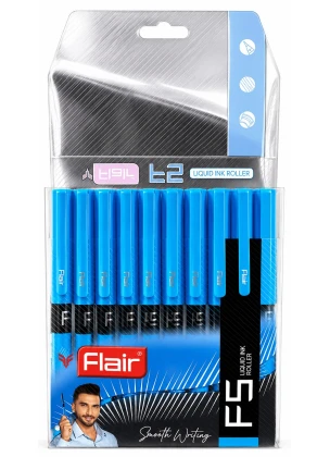 Flair F5 Liquid Ink Roller Pen | Blue Ink