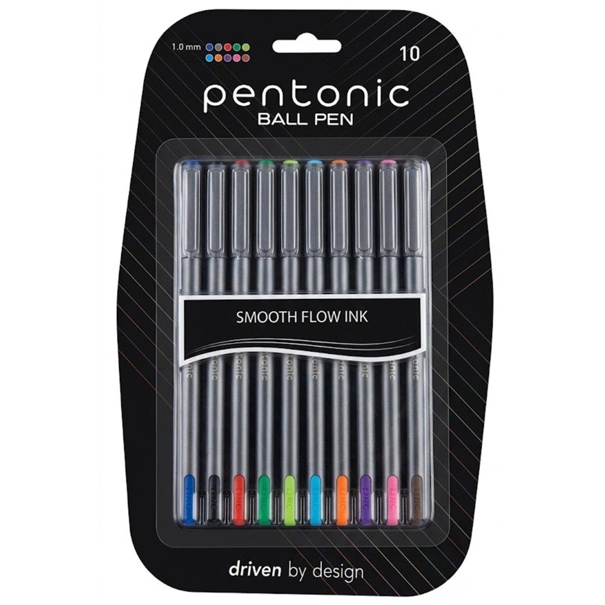 Linc Pentonic Colour Ball Pen | Assorted 10 Colours