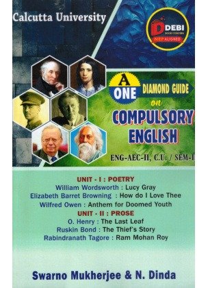 A Diamond Guide on Compulsory English [ENG-AEC-2] Semester-2 | Calcutta University By Swarno Mukherjee, N. Dinda