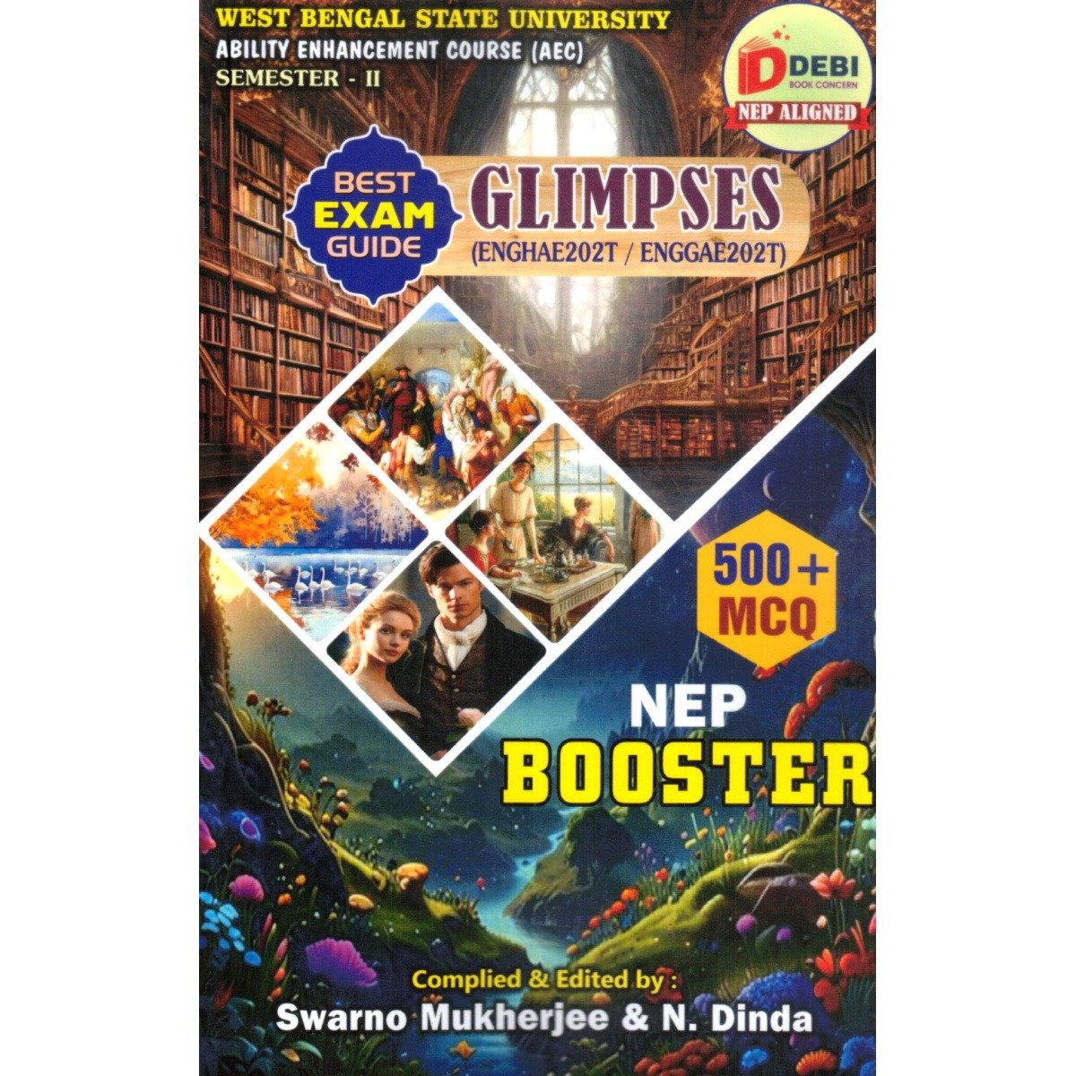 Aec Glimpses Booster Semester-2 | West Bengal State University [ENGHAE202T, ENGGAE202T] By Swarno Mukherjee, N. Dinda