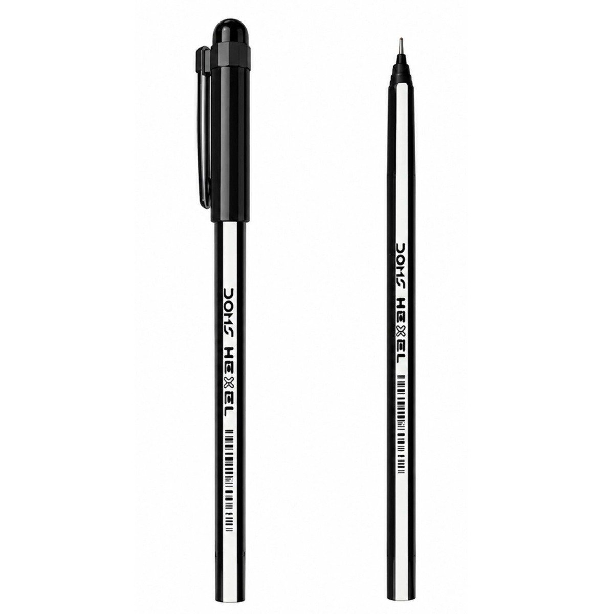 DOMS Hexel Ballpoint Pens 20 PCS | Black Ink (USE AND THROW)