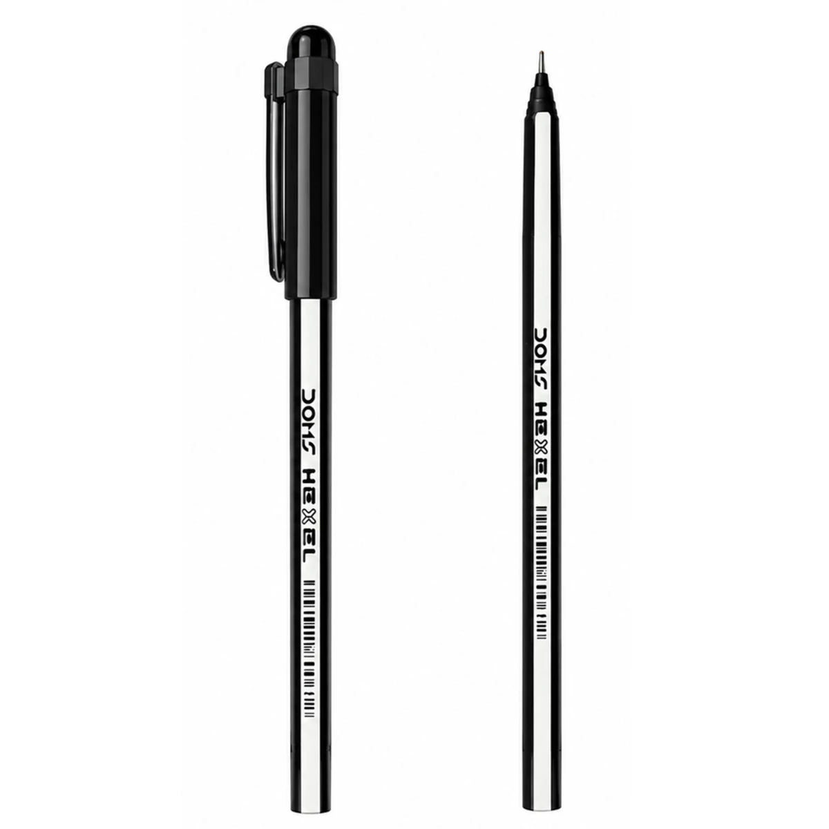 DOMS Hexel Ballpoint Pens 20 PCS | Black Ink (USE AND THROW)