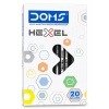 DOMS Hexel Ballpoint Pens 20 PCS | Black Ink (USE AND THROW)