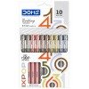 DOMS INXPOP Ballpoint Pens | Blue Ink [0.7 mm Needle Tip]