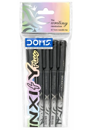 DOMS Inxify Plus Ballpoint Pens | Ink Black