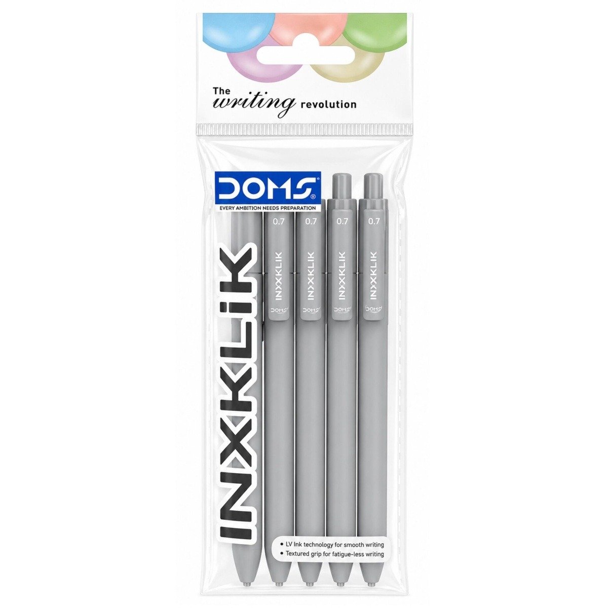 DOMS Inxklick RT Ballpoint Pens | Black Ink