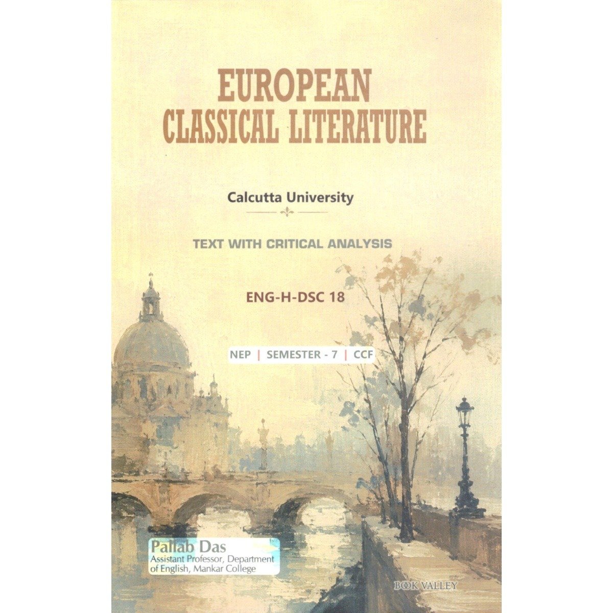 European Classical Literature Semester-7 | Calcutta University [ENG-H-DSC 18] By Pallab Das