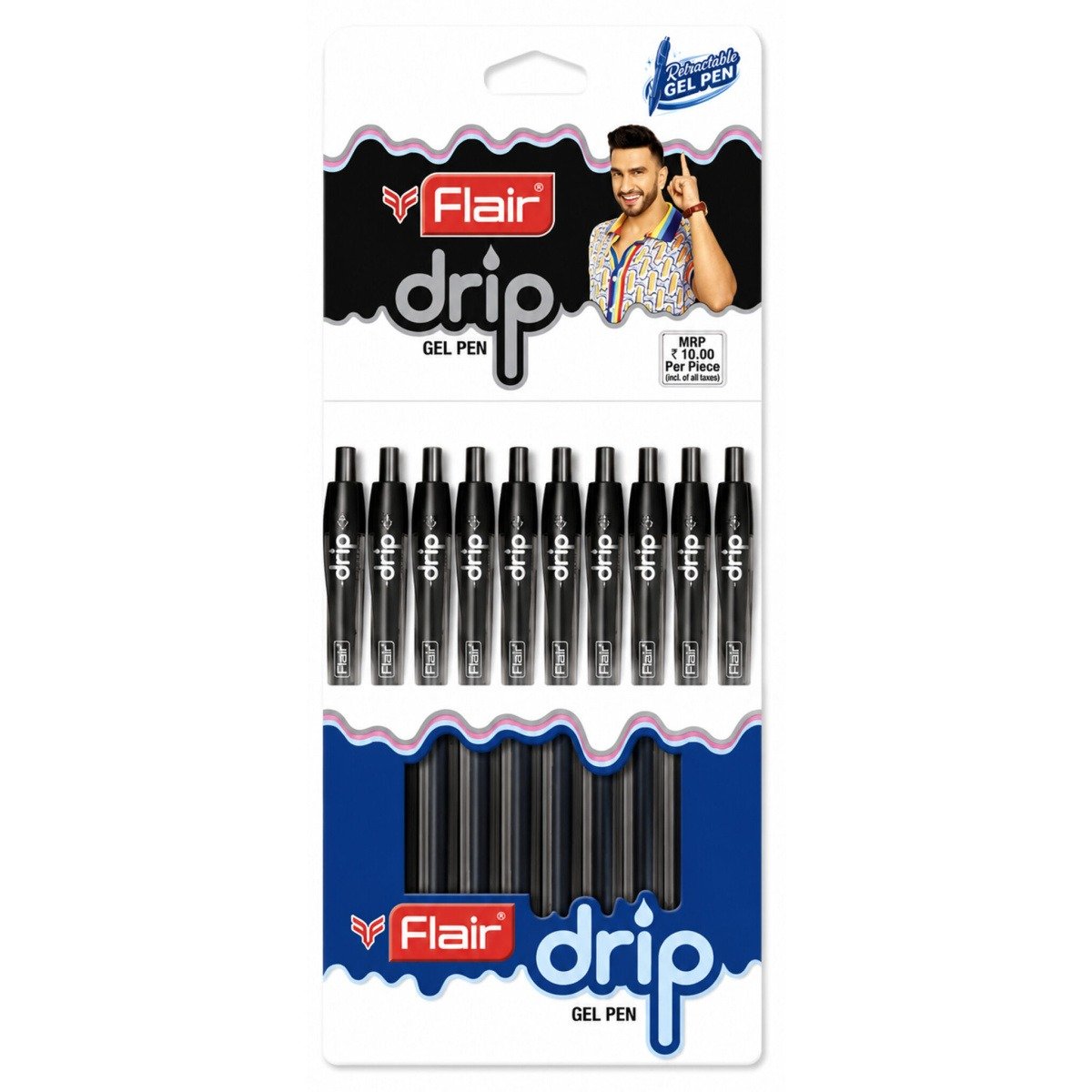 Flair Drip RT Gel Pens | Black Ink