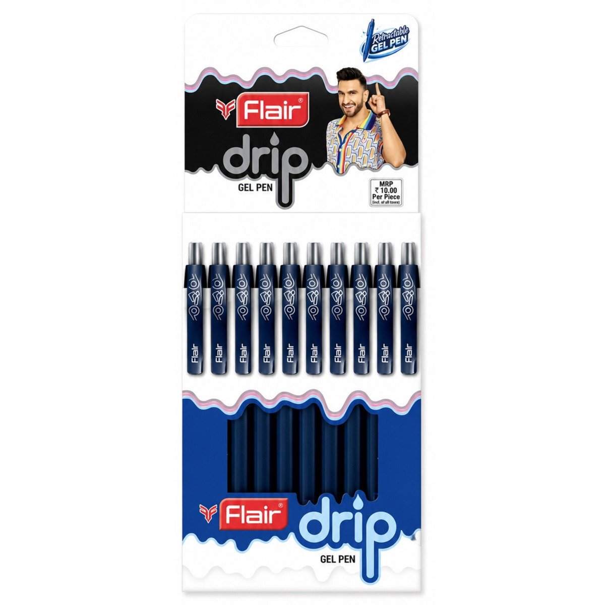 Flair Drip RT Gel Pens | Blue Ink