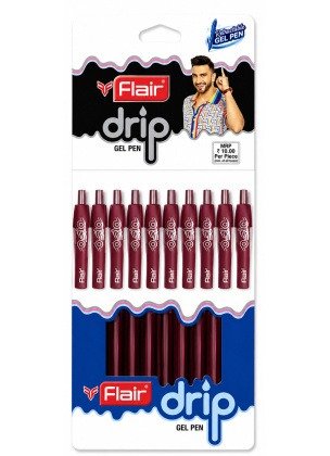 Flair Drip RT Gel Pens | Red Ink