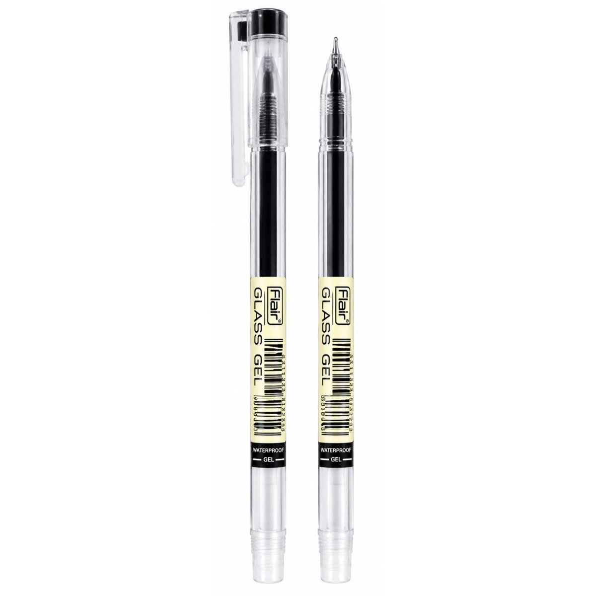 Flair Waterproof Glass Gel Pens | Black Ink