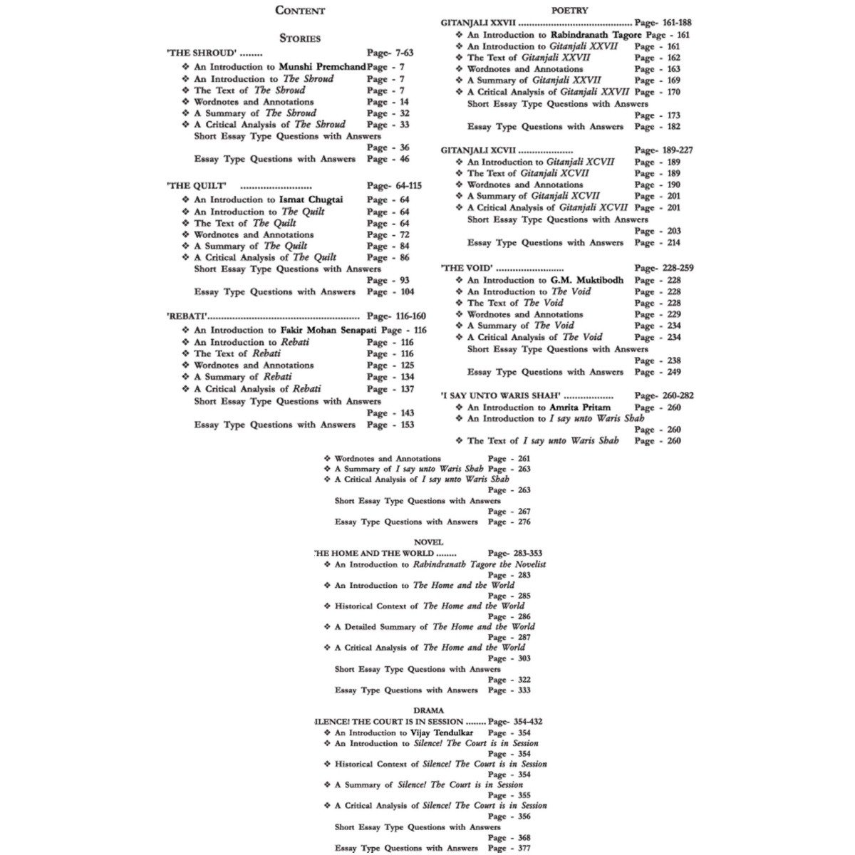 Indian Writing in English-II (Translation) DSC-16 Guide Book Semester-7 | Calcutta University