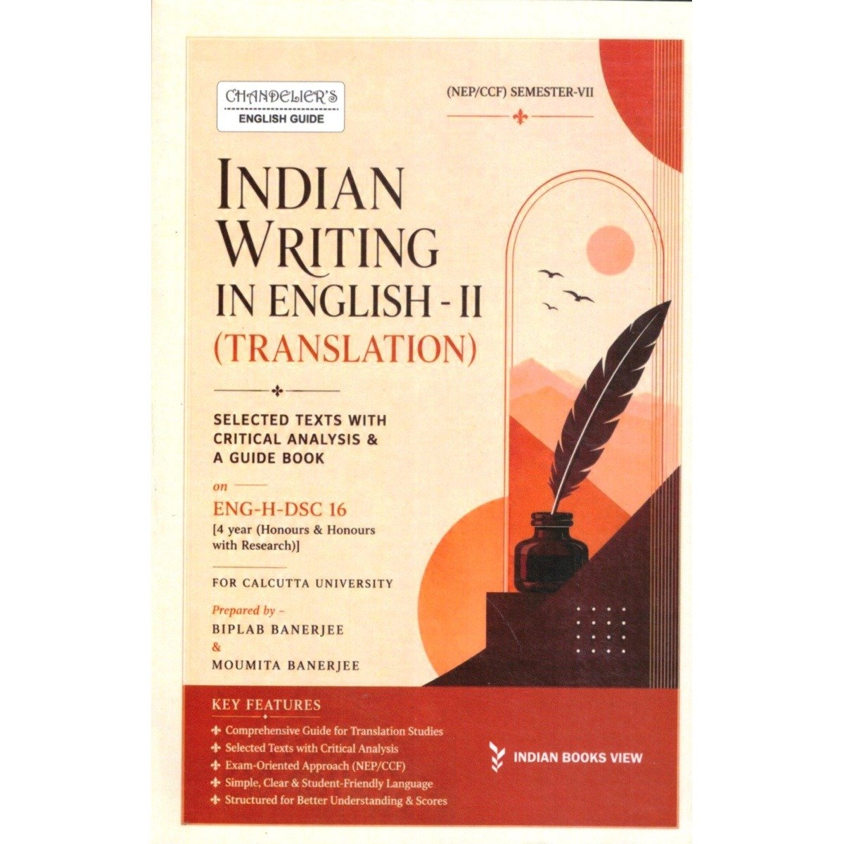 Indian Writing in English-II (Translation) DSC-16 Guide Book Semester-7 | Calcutta University