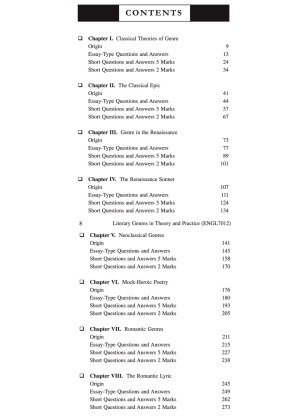 Literary Genres in Theory and Practice Semester-7 | Burdwan University [ENGL7012] Major Course By Dr. Dhiman Chakraborty