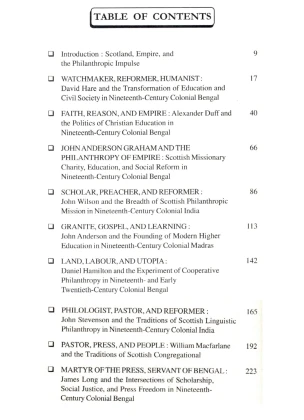 Scottish Philanthropy Colonial Power and Indian Society By Rituparna Chakraborty