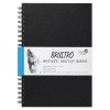 Brustro Artists Wiro Bound A4 Sketch Book | Spiral | 120 Pages, 160 GSM | Ideal for Students and Adults, Home, School, Students, Beginners, Professional Drawing, Sketching, Mandala Art