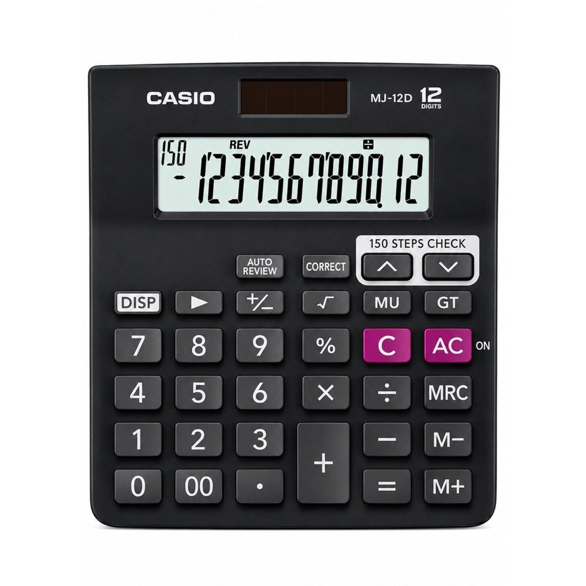 Casio MJ-12D 150 Steps Check Financial Calculator
