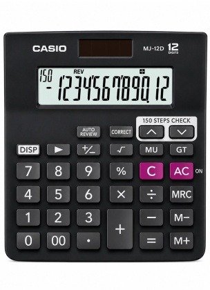 Casio MJ-12D 150 Steps Check Financial Calculator