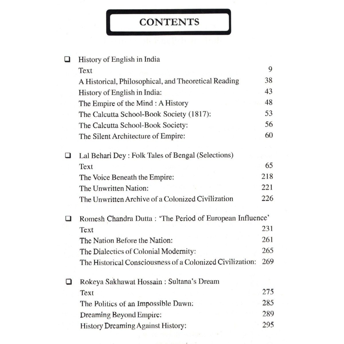 Cultural History of English in India Semester 7, Burdwan University Major Course (ENGL7011)