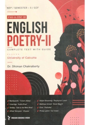 English Poetry-II Complete Text Link with Guide Semester 5 | Calcutta University [ENG-H-DSC 10] By Dr Dhiman Chakraborty