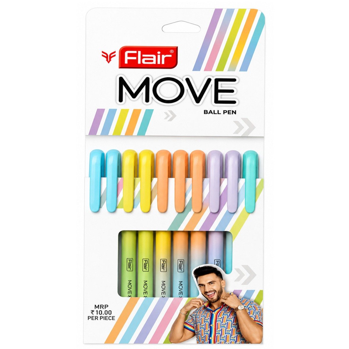 Flair Move Ballpoint Pens | Blue Ink