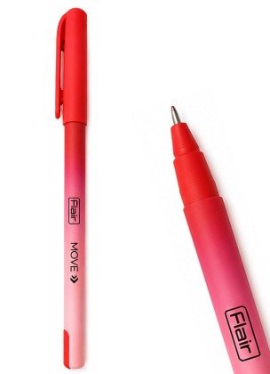 Flair Move Ballpoint Pens | Red Ink