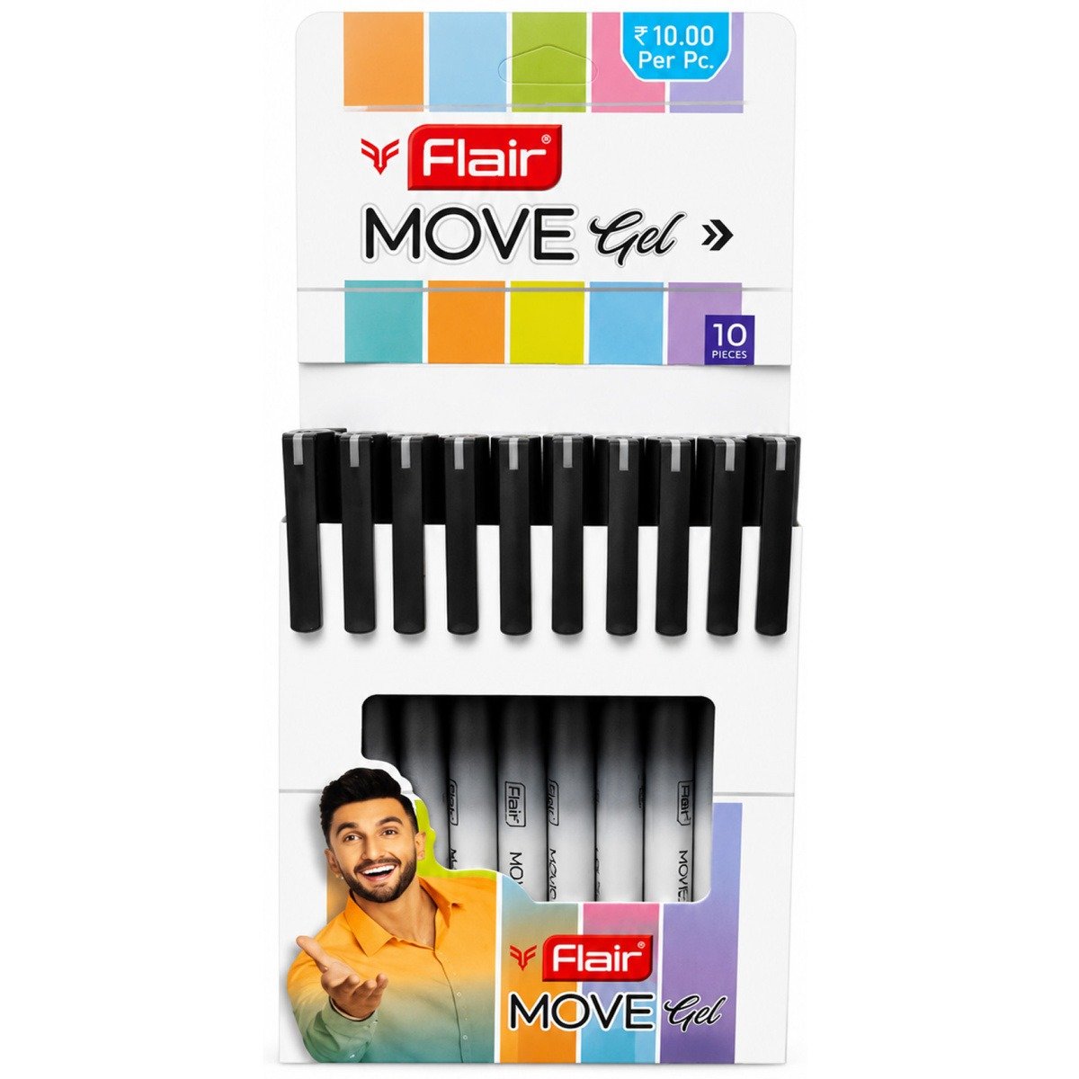 Flair Move Gel Pen | Black Ink