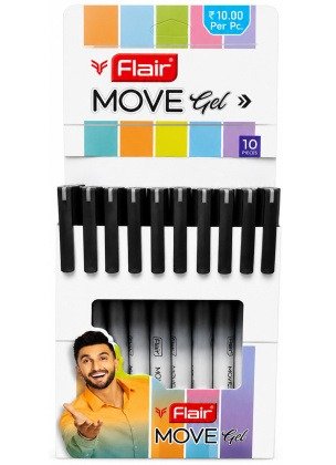 Flair Move Gel Pen | Black Ink