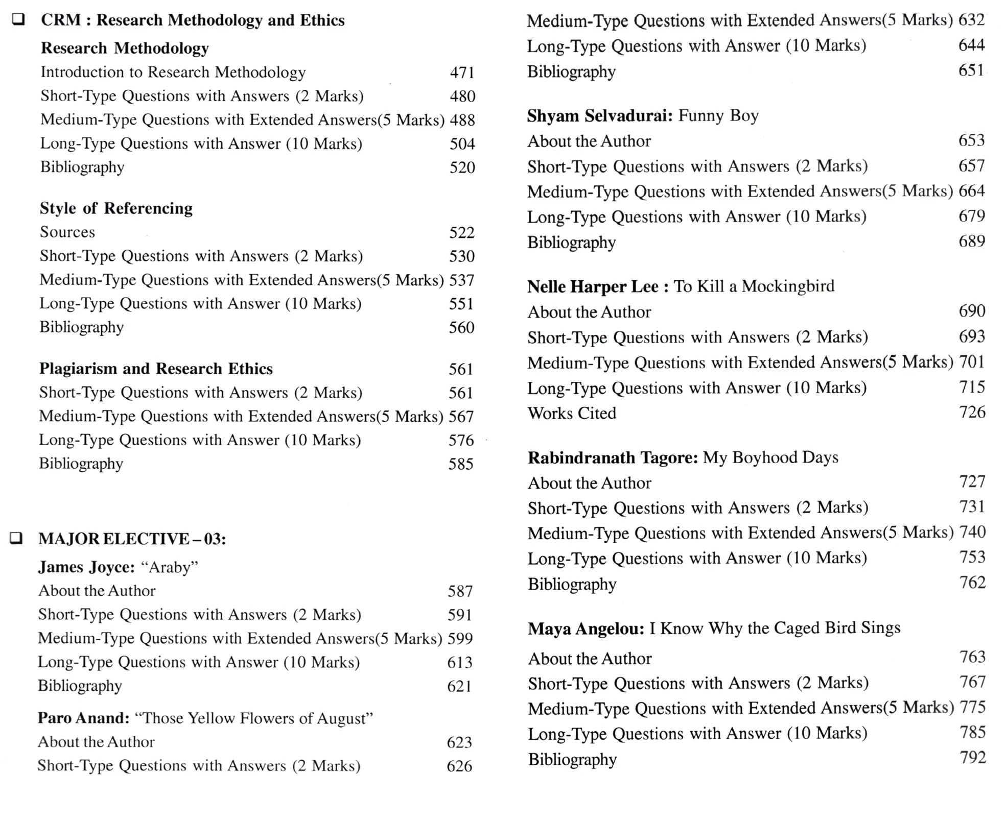 Unlocking the English Major Semeter 7, Vidyasagar University By Dwaipayan Mitra (Contents1)
