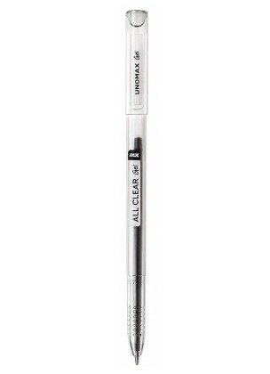 Unomax All Clear Gel Pens | Black Ink