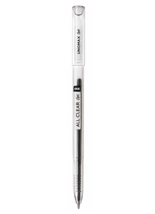 Unomax All Clear Gel Pens | Black Ink