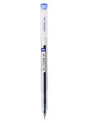 Unomax All Clear Gel Pens | Blue Ink