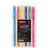 Unomax Neon Colour Gel Pens | 6 Colours