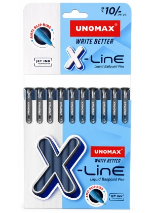 Unomax X line Liquid Ballpoint Pens | Black Ink