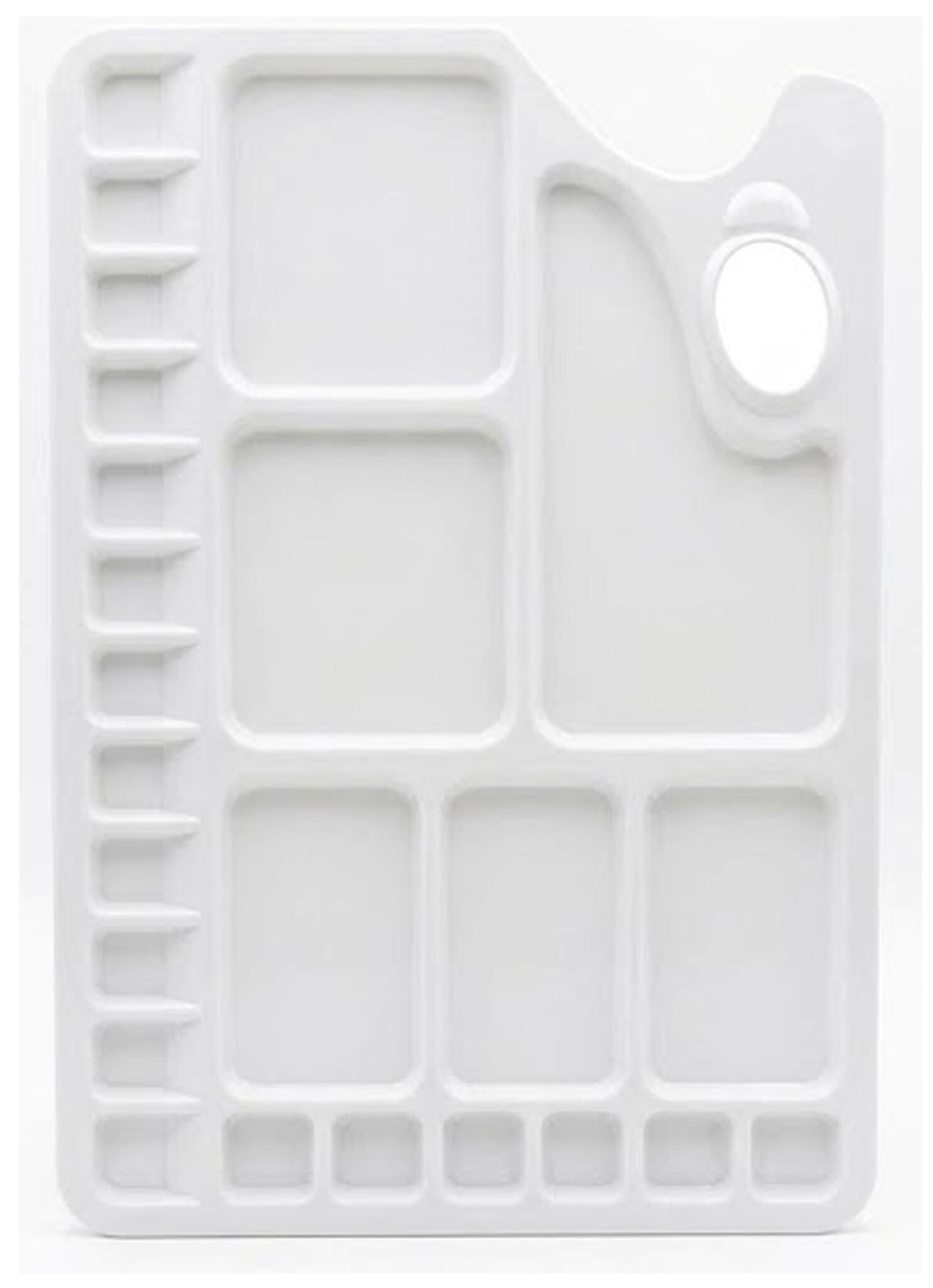Anvis Premium Plastic Artist Colour Mixing Palette (Rectangle Big Size) Anvis Premium Plastic Artist Colour Mixing Palette (Rectangle Big Size)