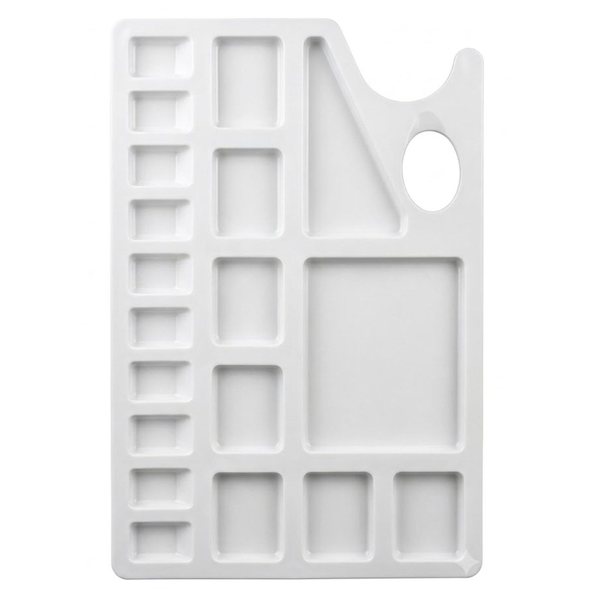 Anvis Premium Plastic Artist Colour Mixing palette (Rectangle Medium Eco)